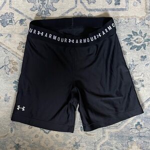 Under Armour Black Athletic Shorts 4”
